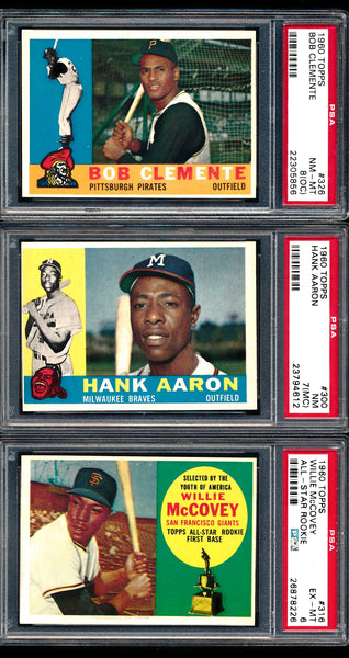 Willie McCovey 1960 Topps All-Star Rookie Rookie Baseball Card #316 -  Graded VG-EX 4 (MC) (PSA)