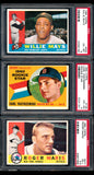 1960 Topps Baseball Upper Mid Grade Set Break - 41 Graded Cards!!