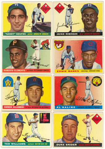 1955 Topps Set Break - Raw Beautiful Set with option of PSA Grading after the break!!